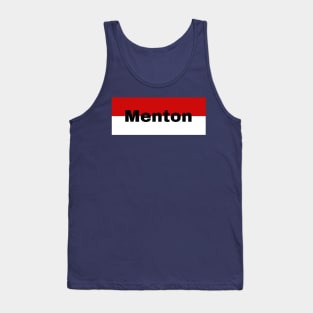 Menton City in Monaco Flag Tank Top